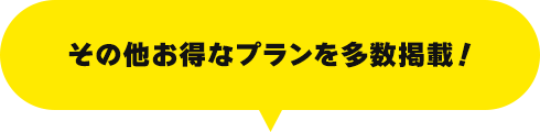 その他お得なプランを多数掲載！